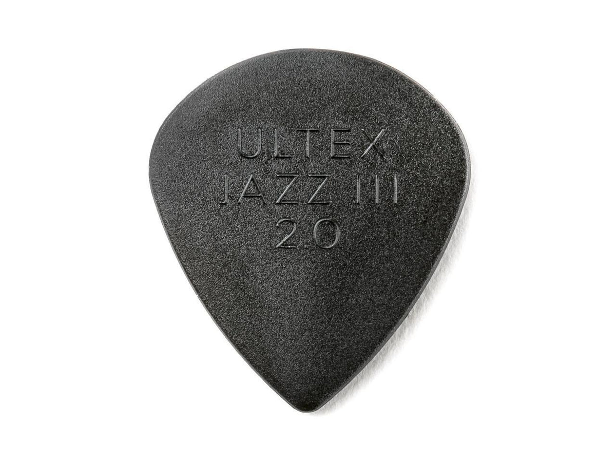Dunlop Ultex Jazz III Guitar Pick Pack - 2.00mm/6 Pack