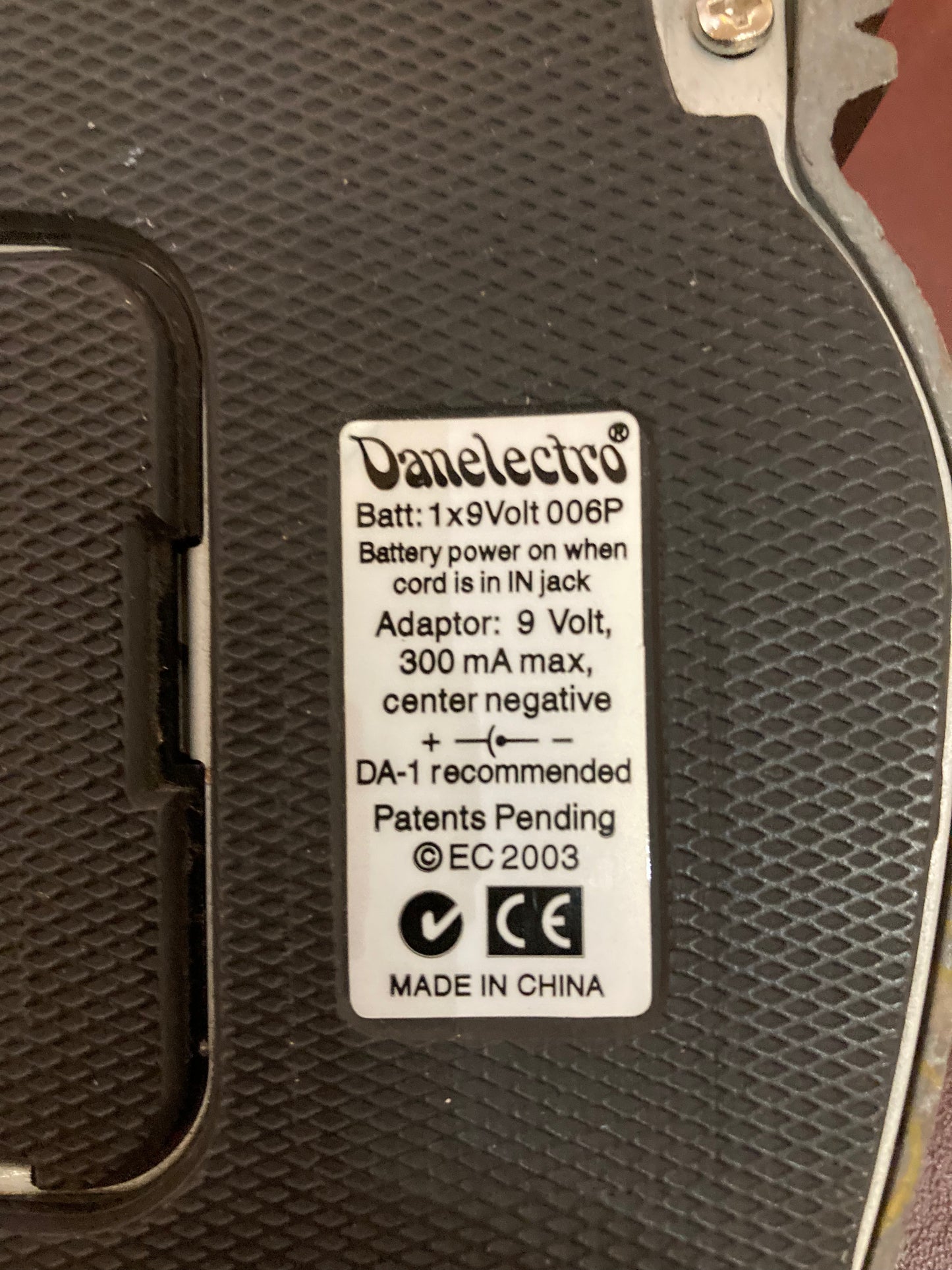 Danelectro Black Paisley Liquid Metal (Used)