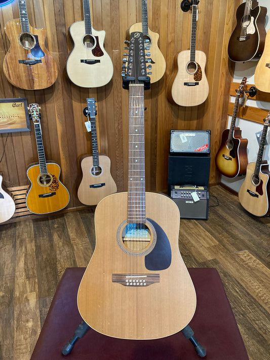 Seagull S12 + Cedar Acoustic/Electric 12 String Guitar w/Gig Bag (Used)