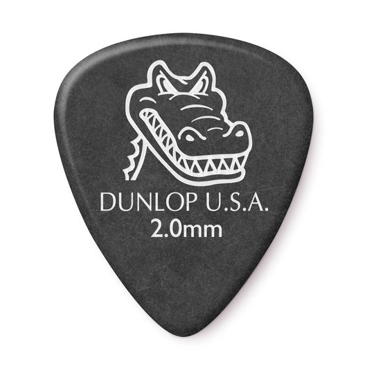 Dunlop 2.0mm Gator Grip Guitar Pick (12/Bag)