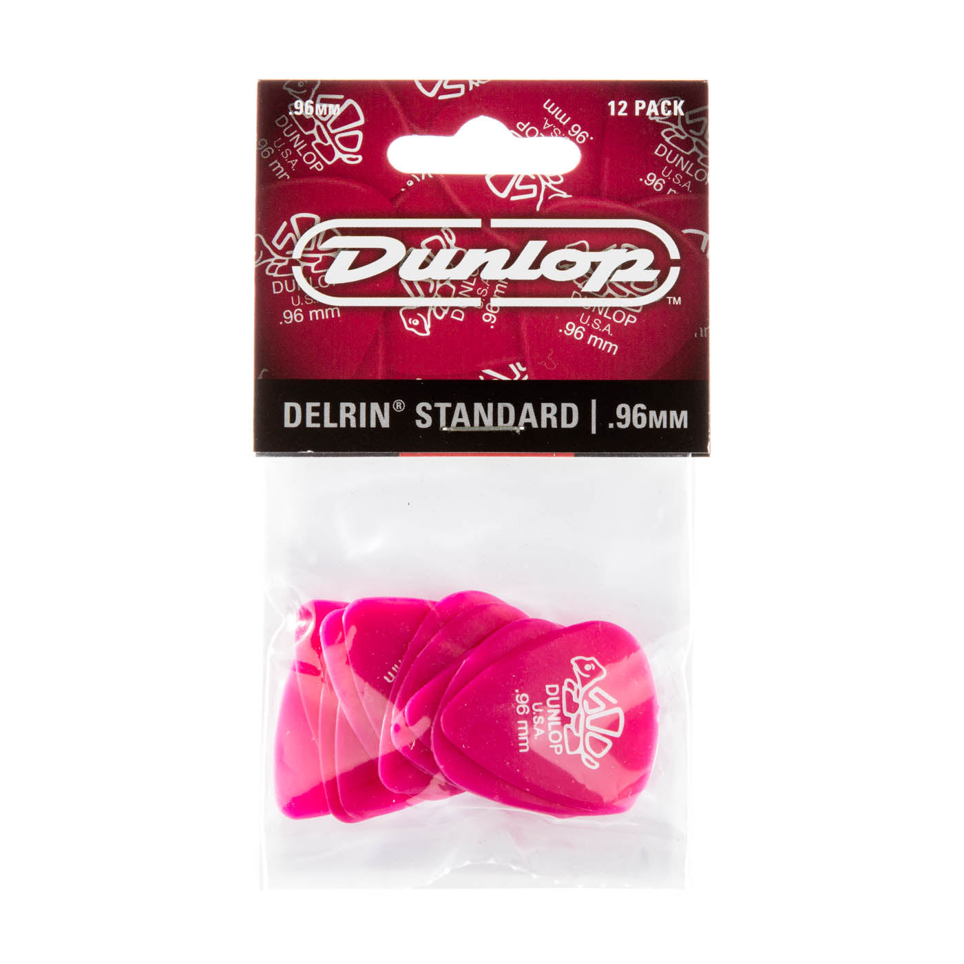 Dunlop 0.96mm Delrin 500 Guitar Pick (12/Pack)