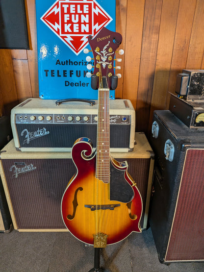Denver F-Style Mandolin w/Gig Bag & Strap - Sunburst (Used)