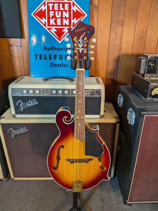 Denver F-Style Mandolin w/Gig Bag & Strap - Sunburst (Used)
