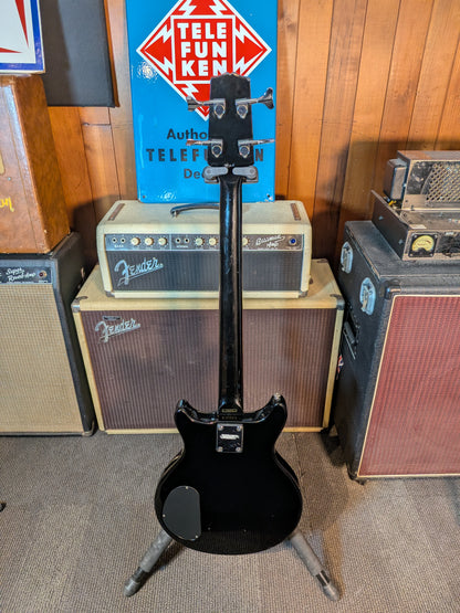 Hamer SB-4 Short Scale Passive Bass Guitar - Black (Used)