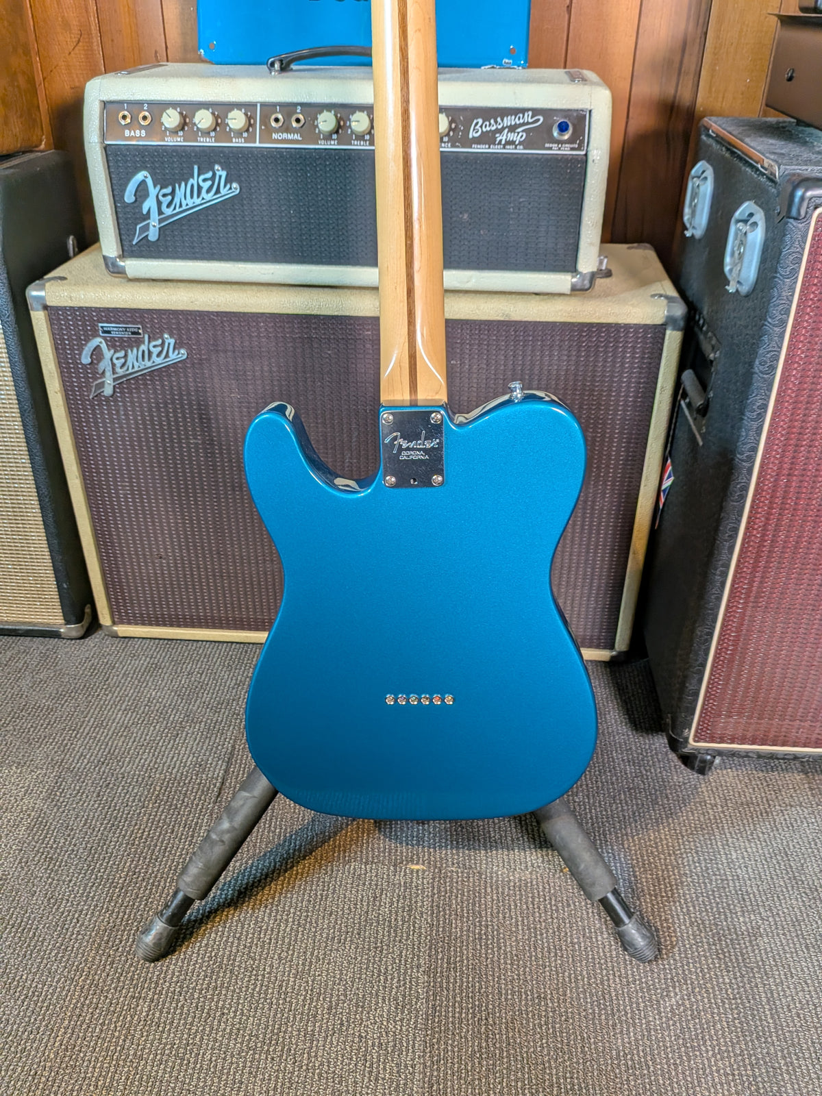 Fender American Series Telecaster w/Case - Aqua Marine Metallic (2001)