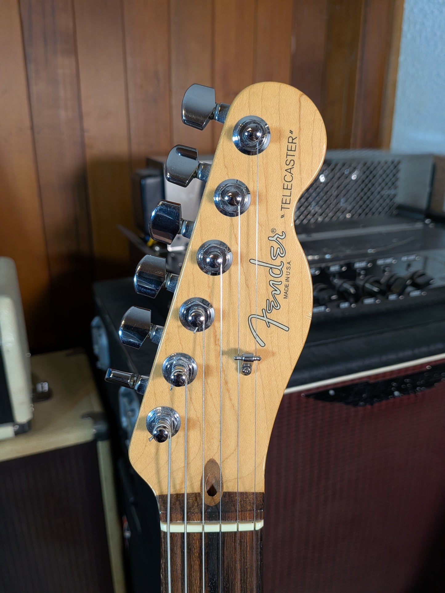Fender American Series Telecaster w/Case - Aqua Marine Metallic (2001)