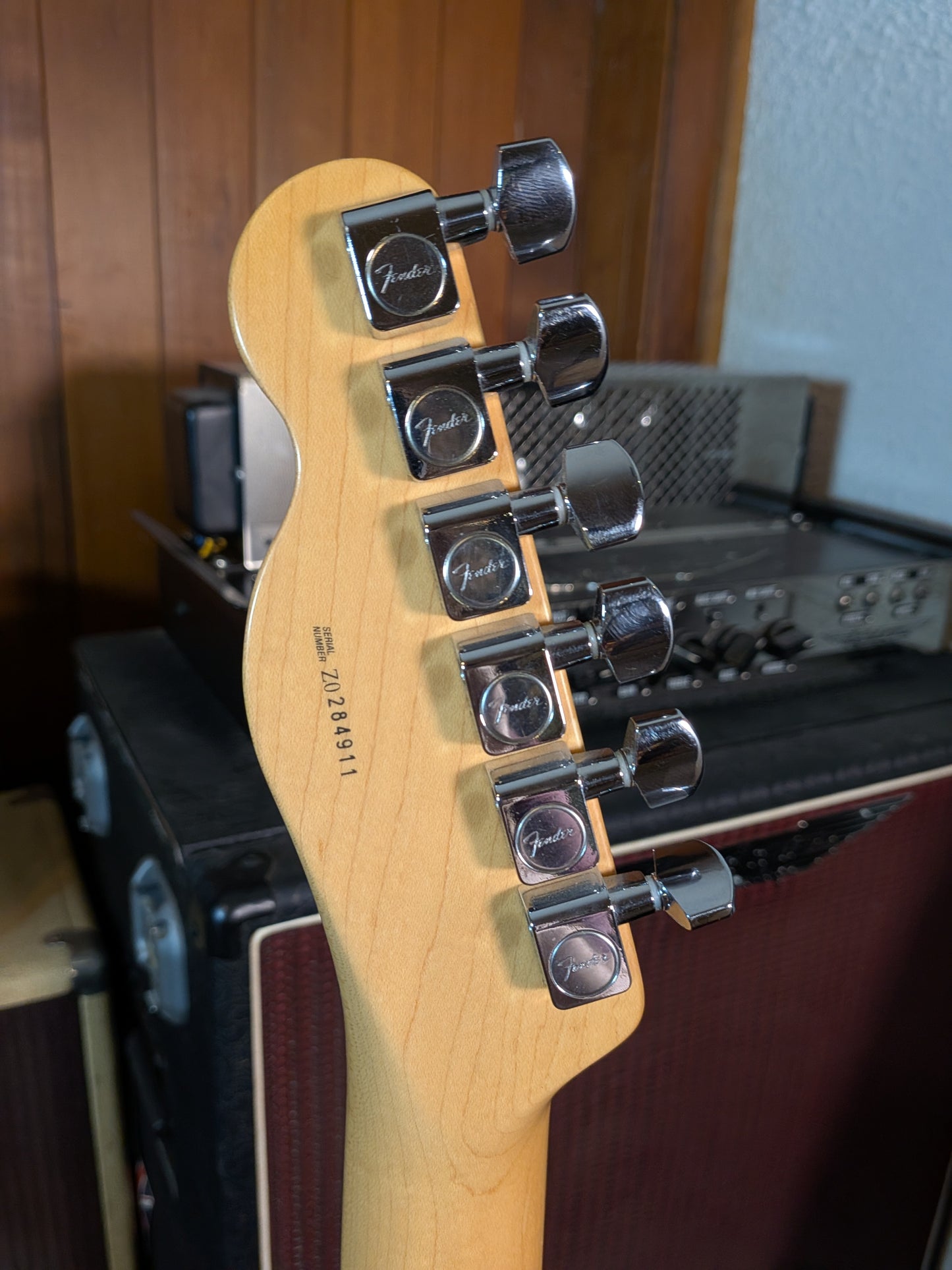 Fender American Series Telecaster w/Case - Aqua Marine Metallic (2001)