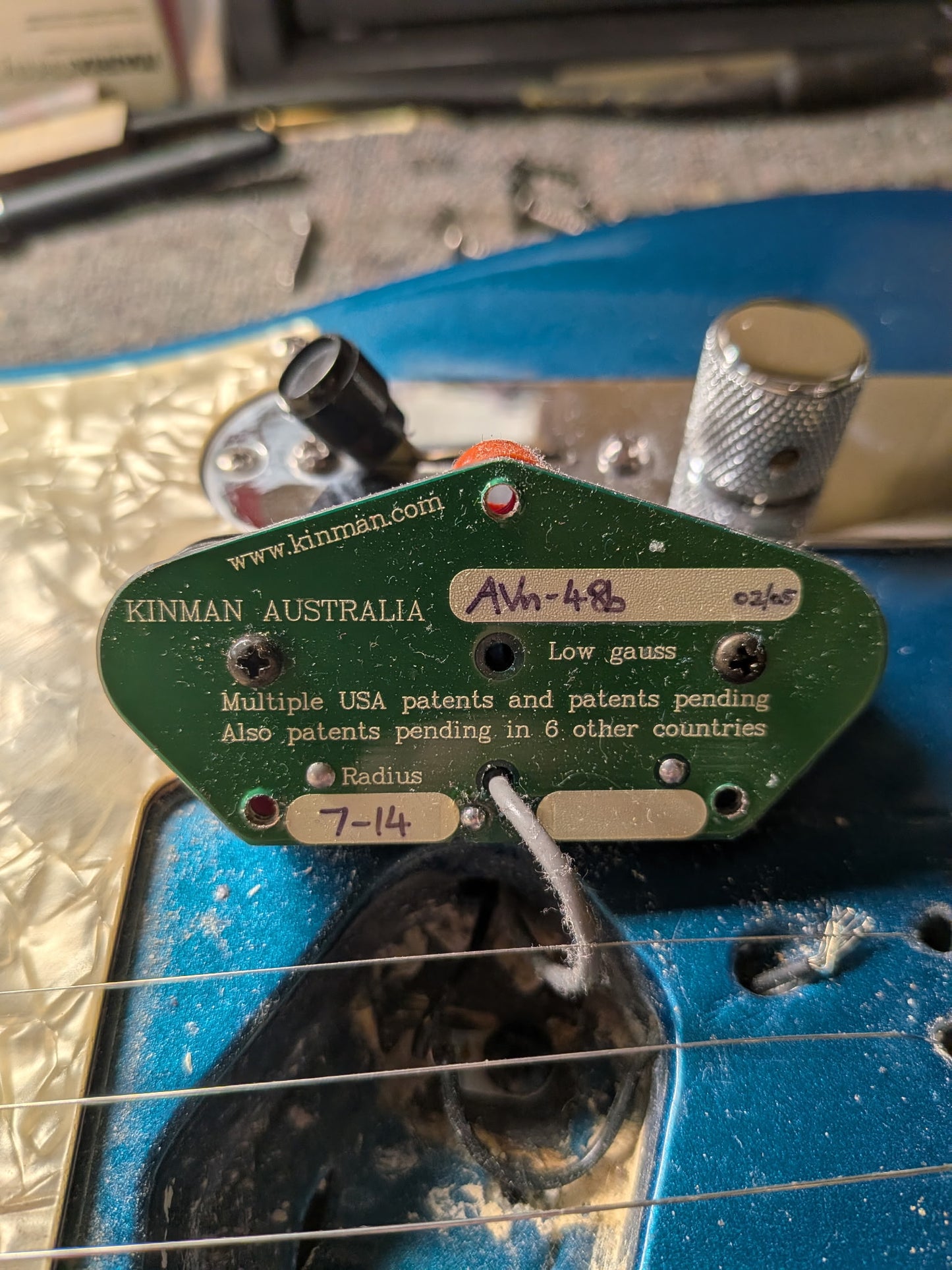 Fender American Series Telecaster w/Case - Aqua Marine Metallic (2001)