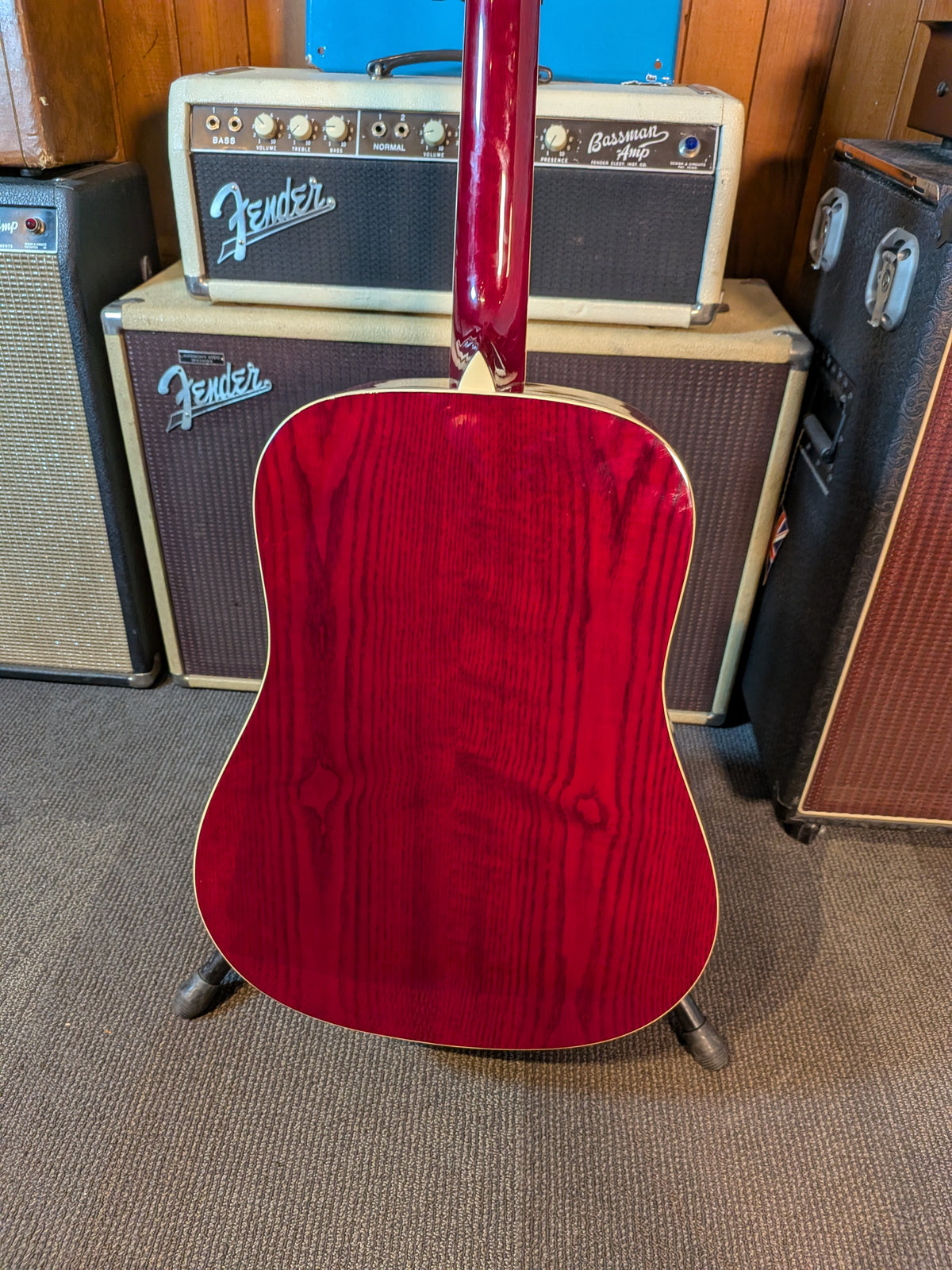 Garrison AG-300 Dreadnought Acoustic Guitar - Red (Used)