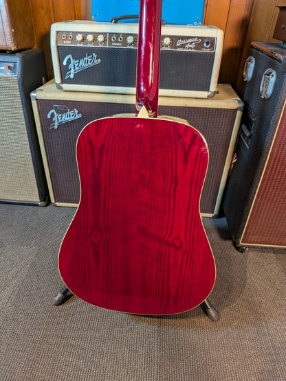 Garrison AG-300 Dreadnought Acoustic Guitar - Red (Used)
