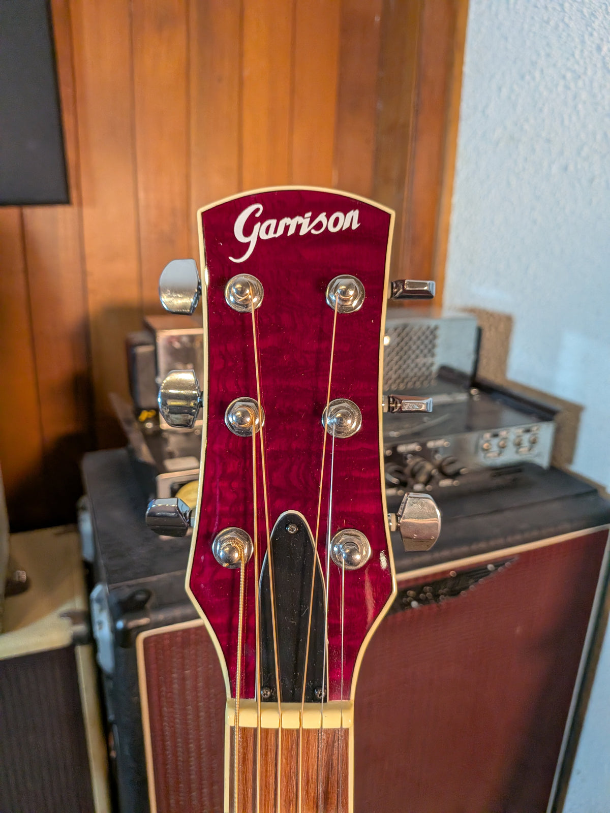 Garrison AG-300 Dreadnought Acoustic Guitar - Red (Used)