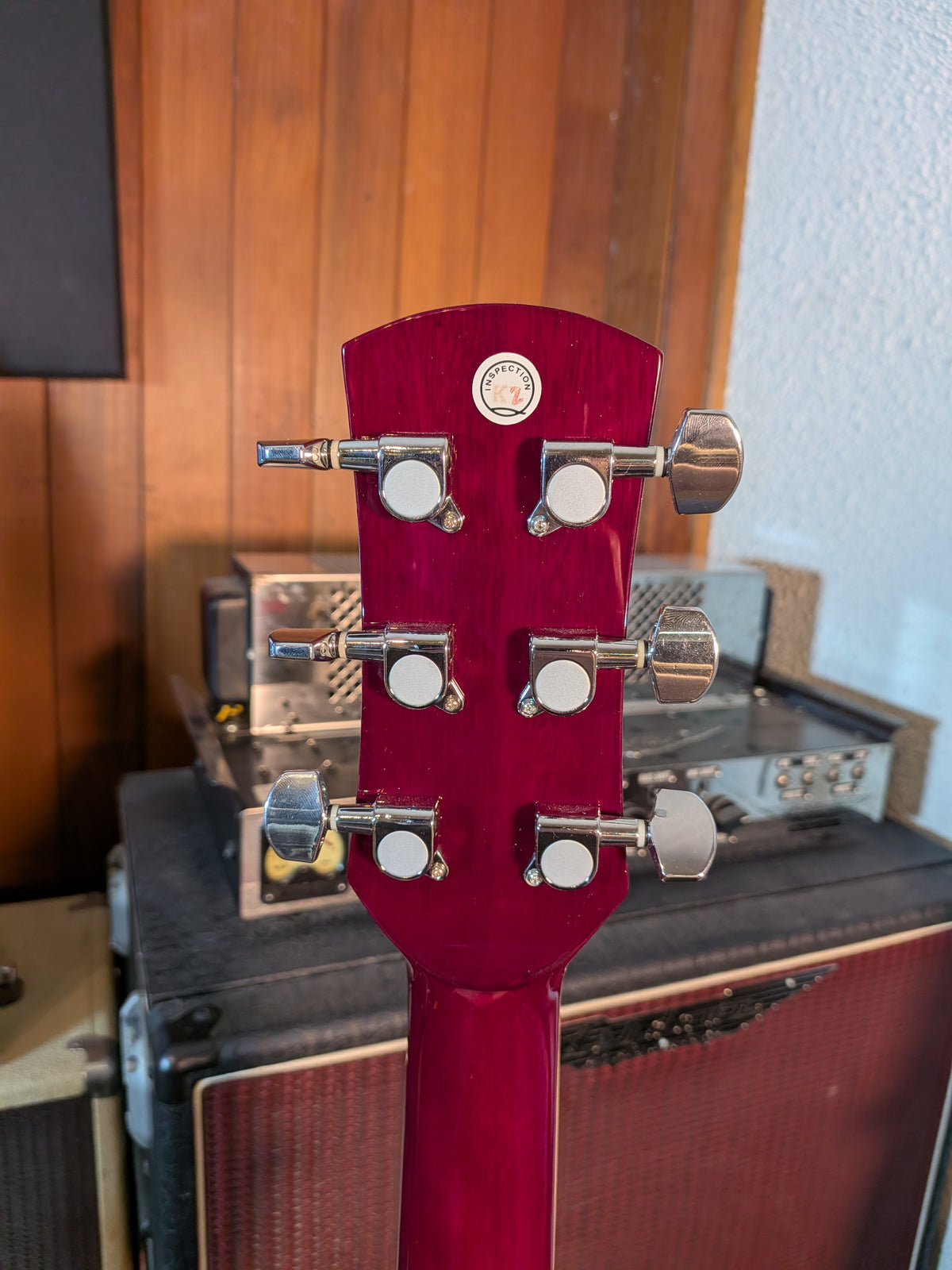 Garrison AG-300 Dreadnought Acoustic Guitar - Red (Used)