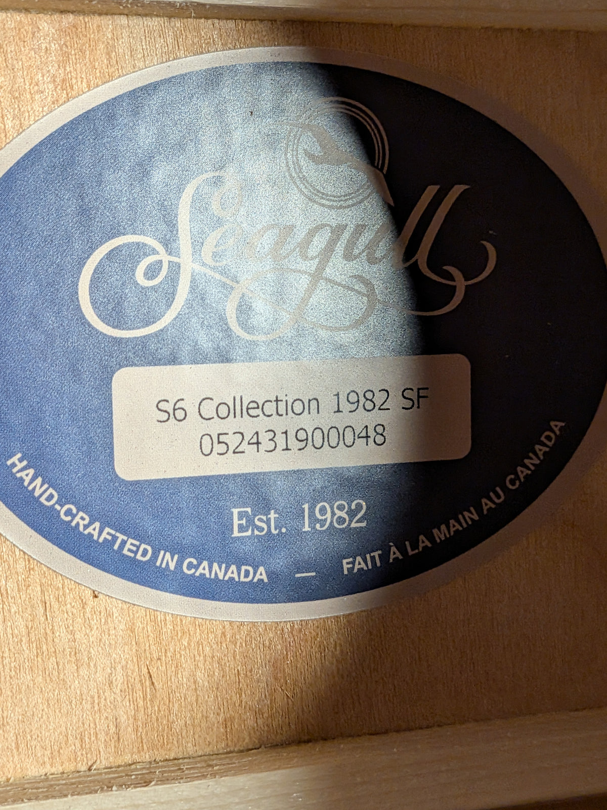Seagull S6 Collection 1982 Dreadnought Acoustic Guitar (Used)