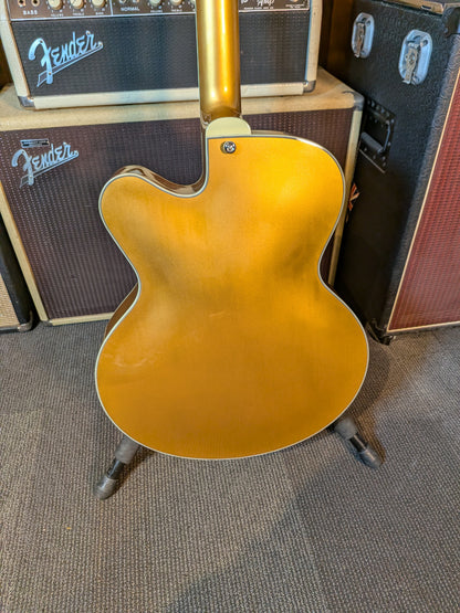 Eastman T58 Hollow Body Electric Guitar w/Bigsby & Gig Bag - Truetone Gold (2025)