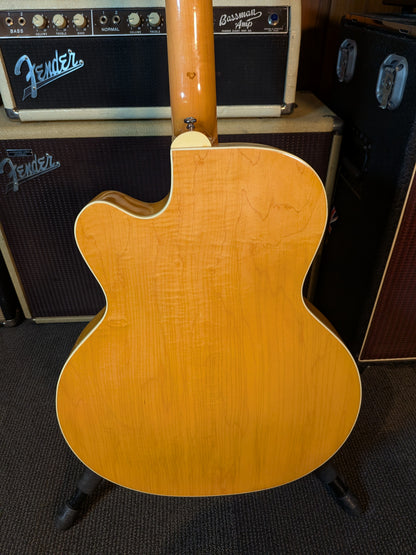 Harmony H65 Hollow Body Archtop Electric Guitar w/Case - Sherry Blonde (1956-1960)