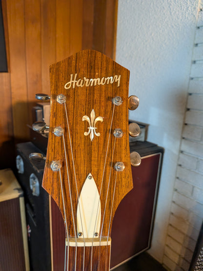 Harmony H65 Hollow Body Archtop Electric Guitar w/Case - Sherry Blonde (1956-1960)