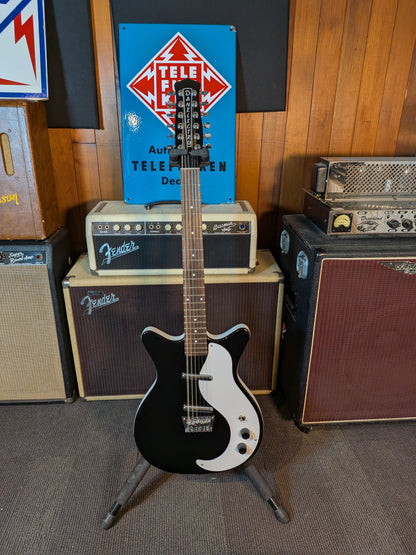 Danelectro '59 12-String Electric Guitar w/NOS Lipstick Pickups - Black (B-Stock)