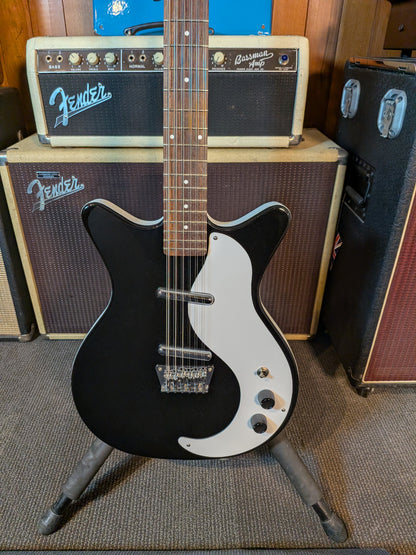 Danelectro '59 12-String Electric Guitar w/NOS Lipstick Pickups - Black (B-Stock)
