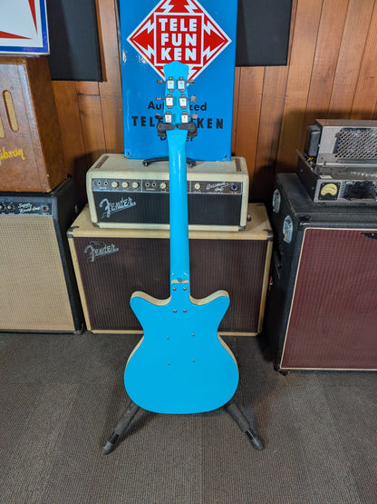 Danelectro '59M NOS+ Semi-Hollow Electric Guitar - Baby Blue (B-Stock)