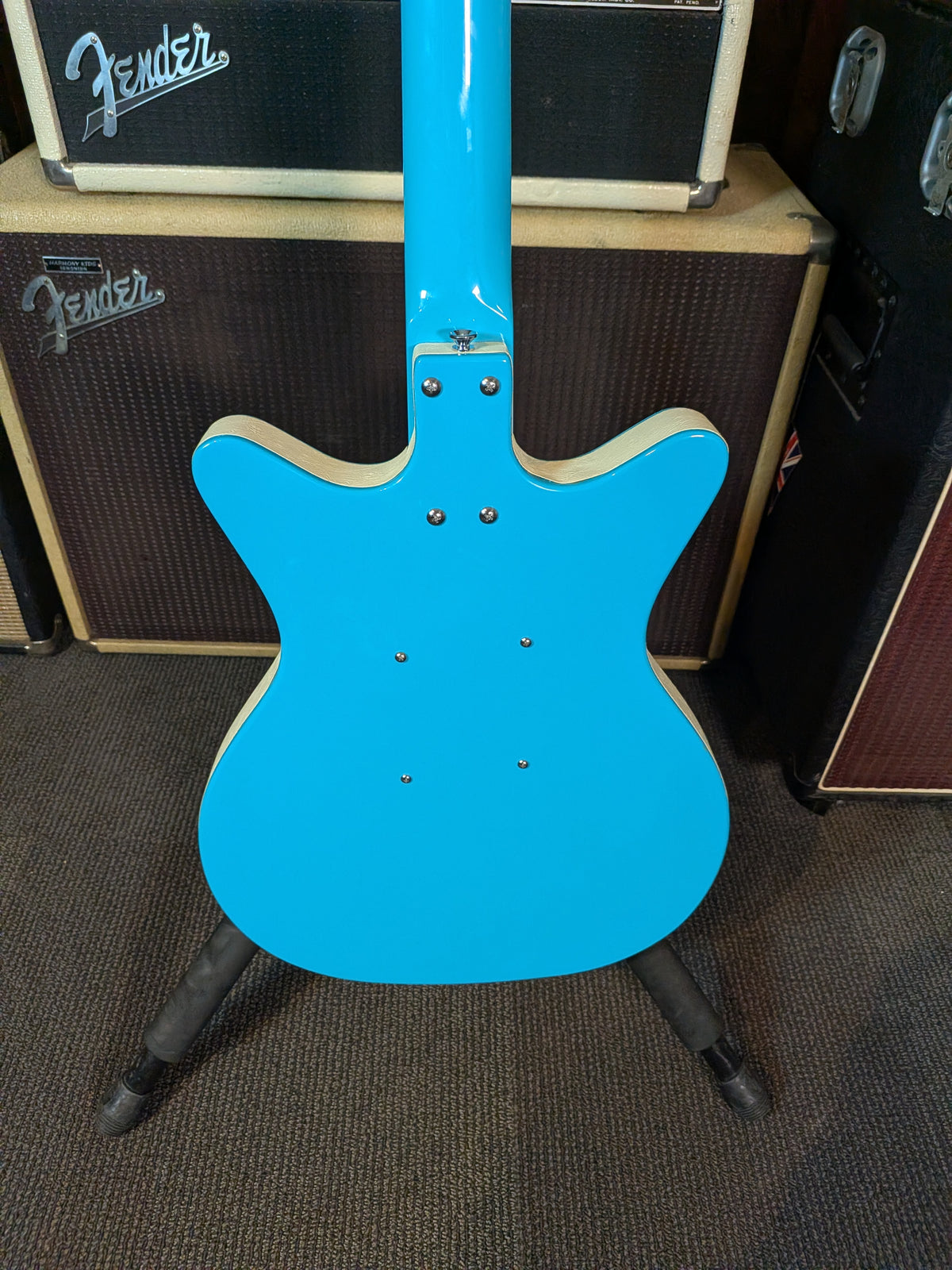 Danelectro '59M NOS+ Semi-Hollow Electric Guitar - Baby Blue (B-Stock)