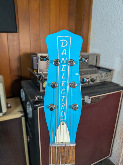 Danelectro '59M NOS+ Semi-Hollow Electric Guitar - Baby Blue (B-Stock)