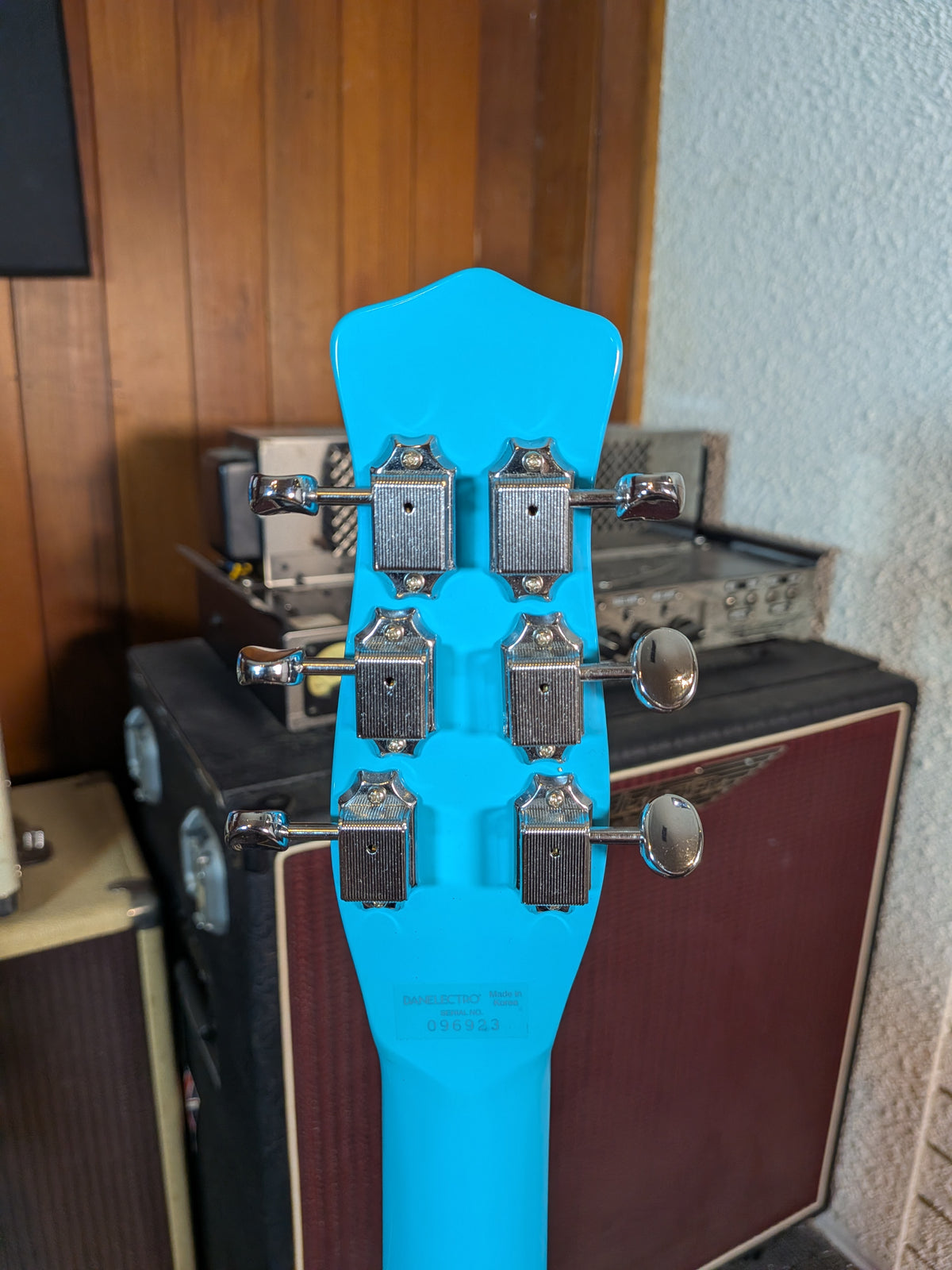 Danelectro '59M NOS+ Semi-Hollow Electric Guitar - Baby Blue (B-Stock)