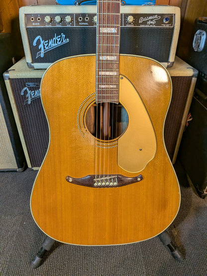 Fender Wildwood I Acoustic Guitar w/Case - Rainbow Greens (1966-1971)