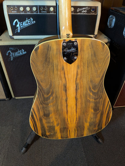 Fender Wildwood I Acoustic Guitar w/Case - Rainbow Greens (1966-1971)