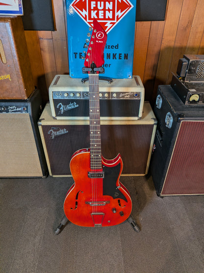 Kay K571 Speed Demon Hollow Body Electric Guitar w/Case (1961-1965)