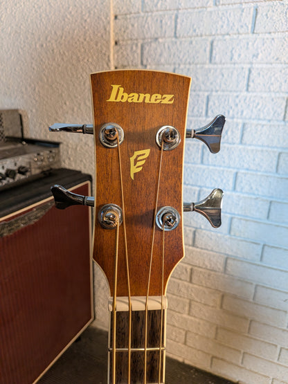 Ibanez PNB14E Shortscale Acoustic/Electric Bass w/Gig Bag - Open Pore Natural (Used)