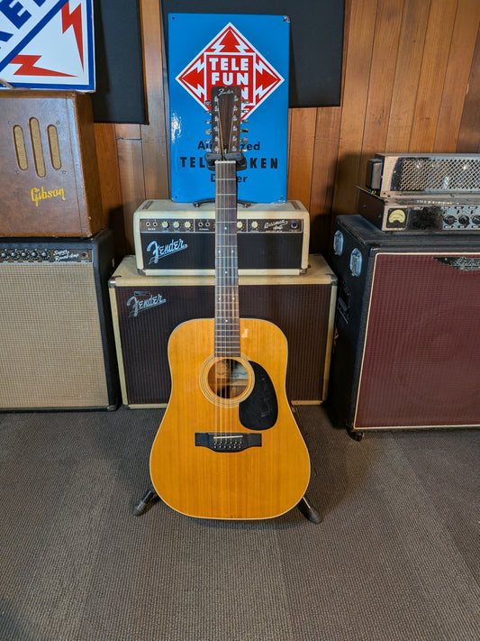 Fender F-5-12 12 String Acoustic Guitar w/Case (Late 1970's - Early 1980's)