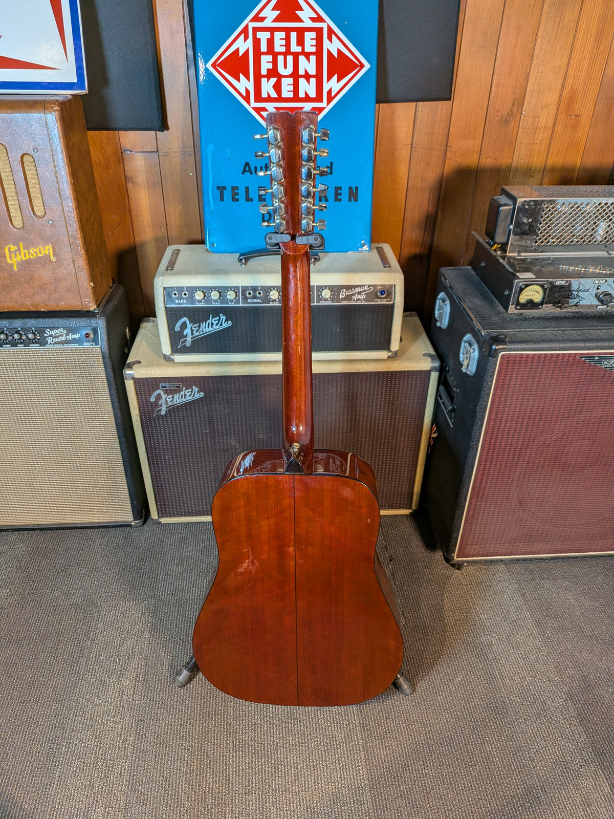 Fender F-5-12 12 String Acoustic Guitar w/Case (Late 1970's - Early 1980's)
