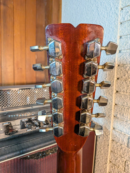 Fender F-5-12 12 String Acoustic Guitar w/Case (Late 1970's - Early 1980's)
