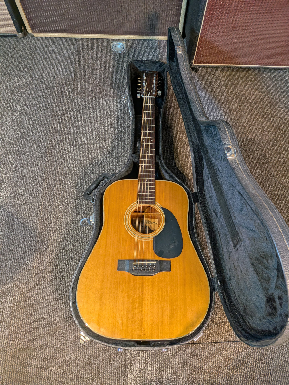 Fender F-5-12 12 String Acoustic Guitar w/Case (Late 1970's - Early 1980's)