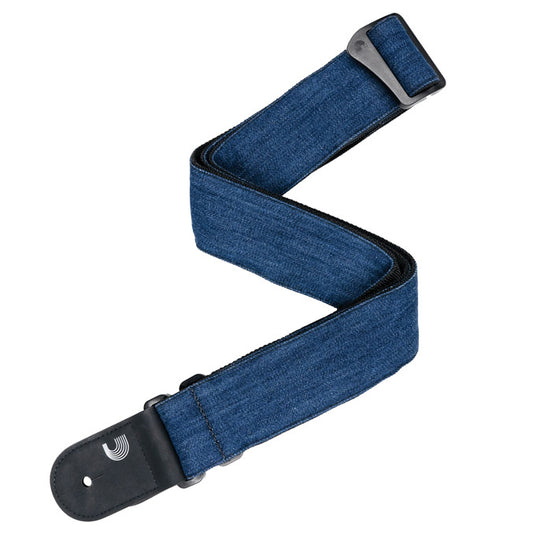 D'Addario Denim Guitar Strap - Blue Denim