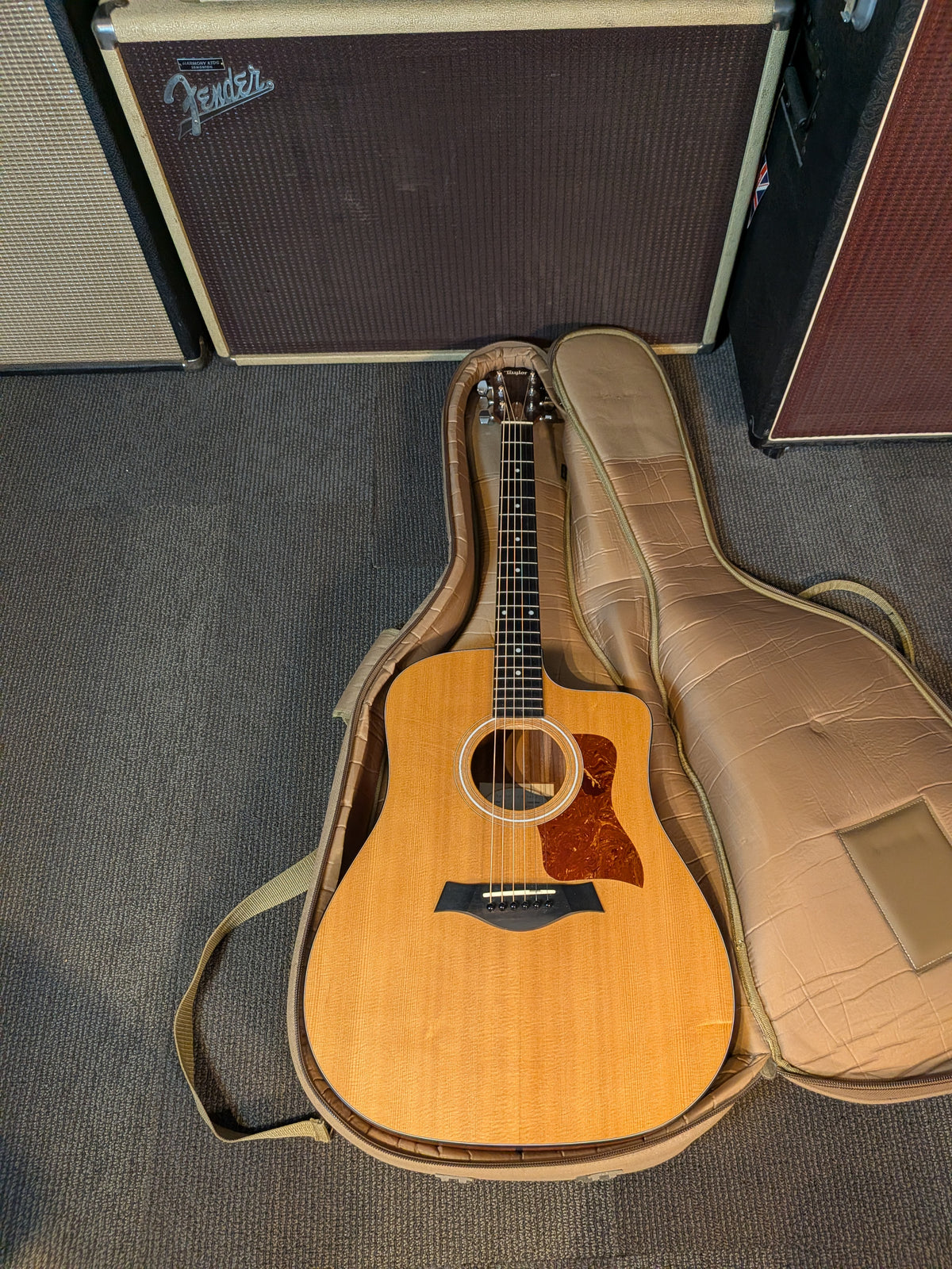 Taylor 110ce Acoustic/Electric Guitar w/Gig Bag - Natural (2012)