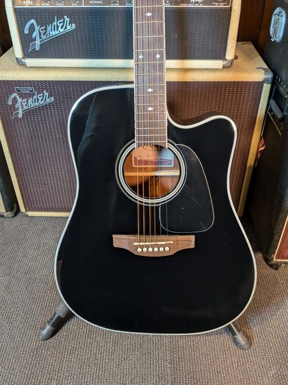 Takamine GD34CE Acoustic Electric Guitar w/Gig Bag - Gloss Black (B-Stock)