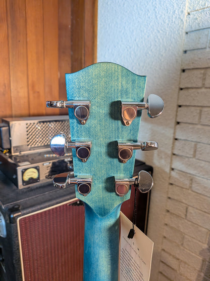 Eastman PCH3 Grand Auditorium Acoustic/Electric Guitar w/Gig Bag - Faded Blue (Serial #M2606662)