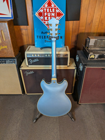 Ibanez Artcore Expressionist AS83 Semi-Hollow Eletric Guitar w/Case - Steel Blue (2018)