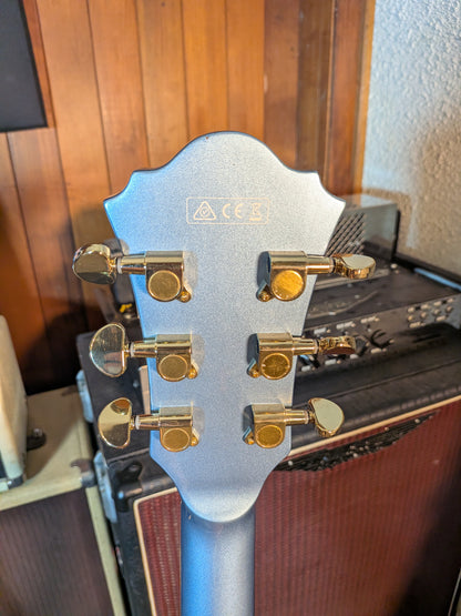 Ibanez Artcore Expressionist AS83 Semi-Hollow Eletric Guitar w/Case - Steel Blue (2018)