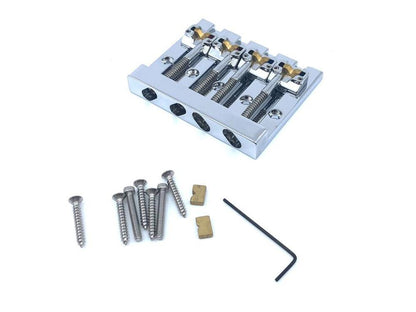 Hipshot MassKicker 4-String Bass Bridge - Nickel