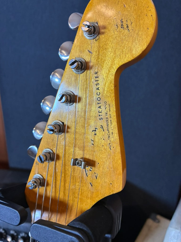 Fender Pre-CBS Stratocaster Electric Guitar w/Case - Refinished Sunburst (1964)