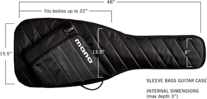 Mono M80-SEG-BLK Electric Guitar Sleeve - Black