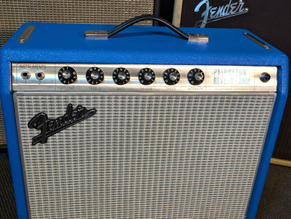 Fender Limited Edition '68 Custom Princeton Reverb 12w 1x10" Tube Combo Amp - Electric Blue (2017)