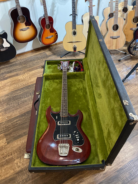 Hagstrom H8 Bass 8 String Bass Guitar w/Case (1967)