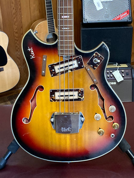 Kent Model 822 Hollow Body Bass Guitar MIJ (1960's)