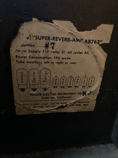 Fender Super Reverb w/1x15" Altec Speaker (1964)