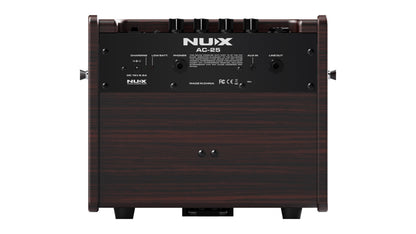 NUX AC-25 25w 1x6.5" Acoustic Instrument Amplifier w/Rechargeable Battery