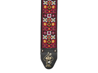 Ace Vintage Reissue Guitar Strap - X's & O's
