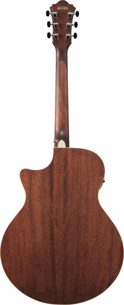 Ibanez AE100 Acoustic/Electric Guitar - Burgundy Flat